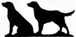 Retrievers Dog Weathervane or Sign Profile - Laser cut 450mm